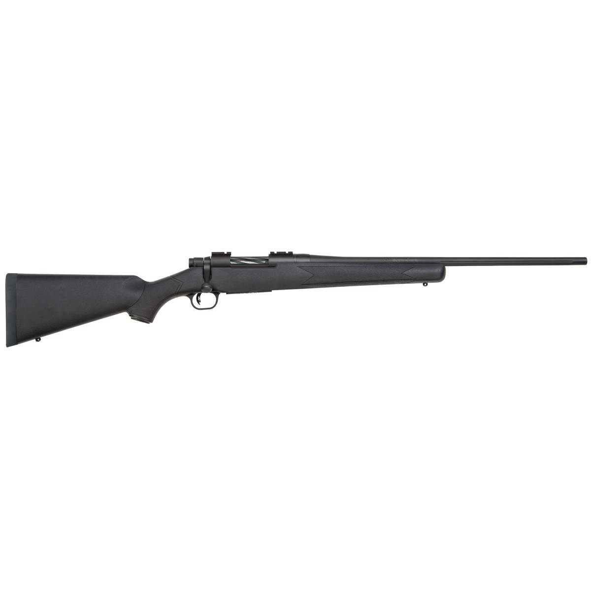 Mossberg 27843 Patriot Full Size 22-250 Rem 5+1 22” Matte Blued Fluted-img-1