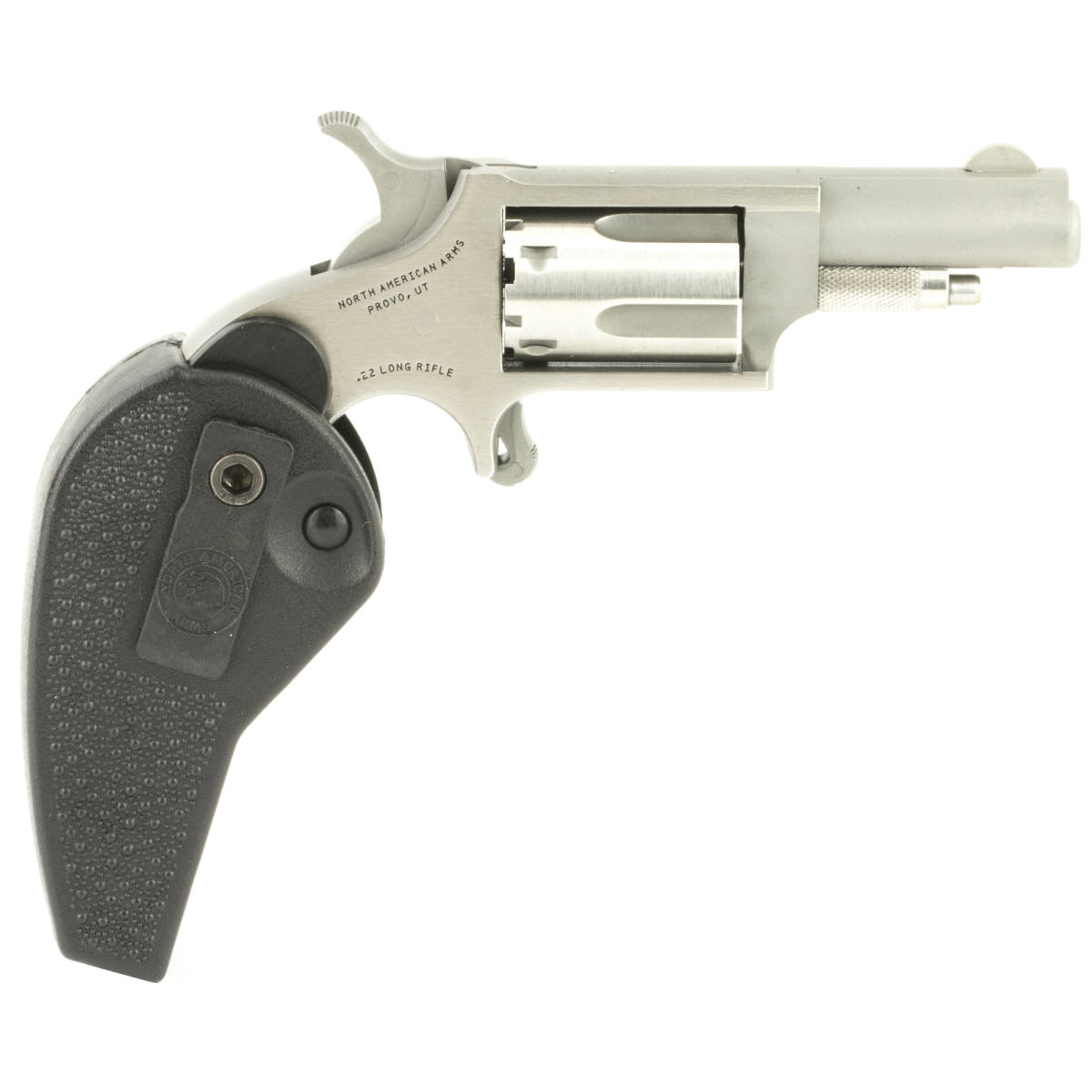 NAA Mini-Revolver 22 LR Holster 5rd 1.63” Stainless Steel Black...-img-2