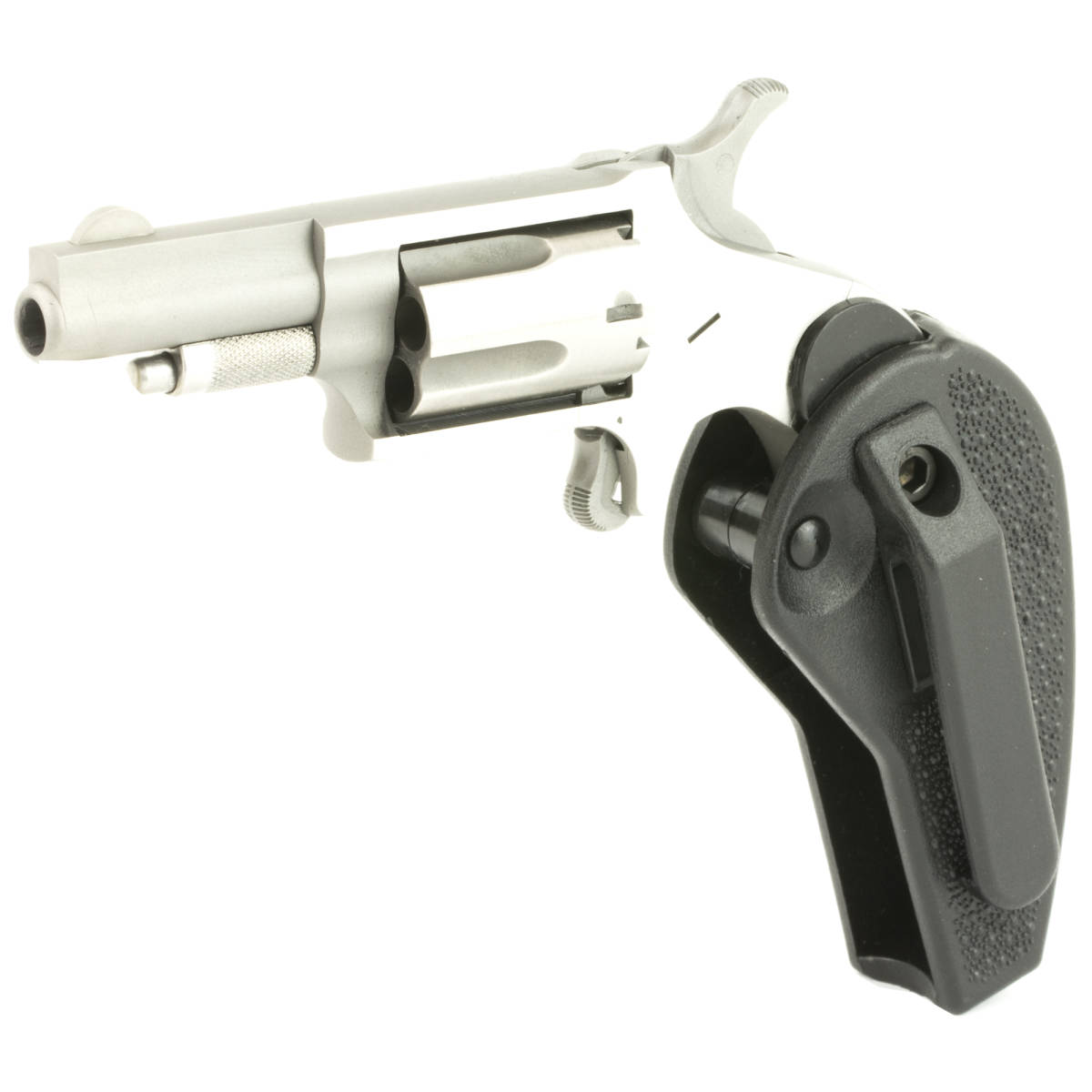 NAA Mini-Revolver 22 LR Holster 5rd 1.63” Stainless Steel Black...-img-3
