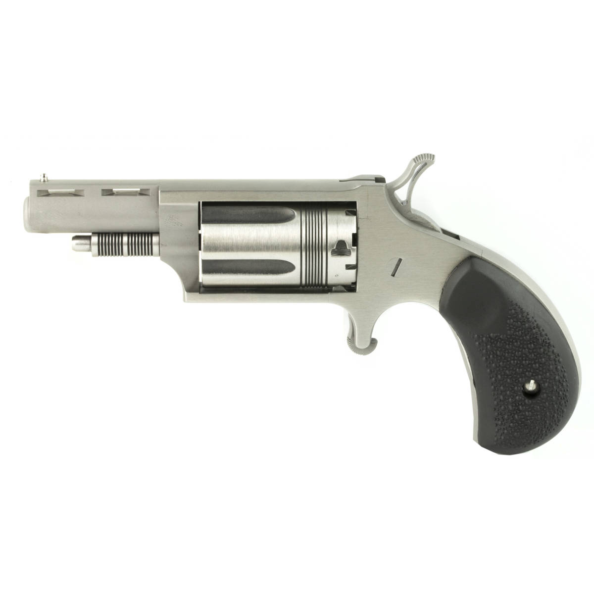 NAA Wasp Combo Single 22 LR/22 Mag 1.63” 5 Rd Black Pebbled Rubber Grip-img-0