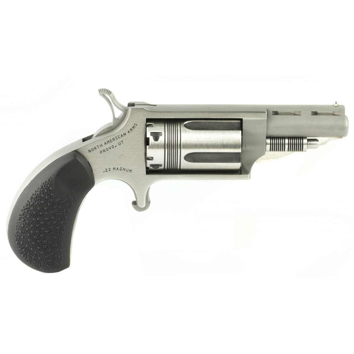 NAA Wasp Combo Single 22 LR/22 Mag 1.63” 5 Rd Black Pebbled Rubber Grip-img-1