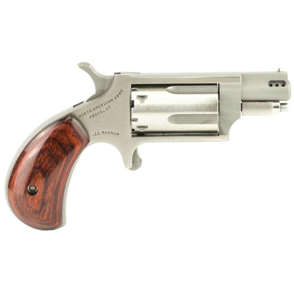 North American Arms 22MSCP Mini-Revolver Combo 22 LR/22 WMR 5 Shot...-img-2
