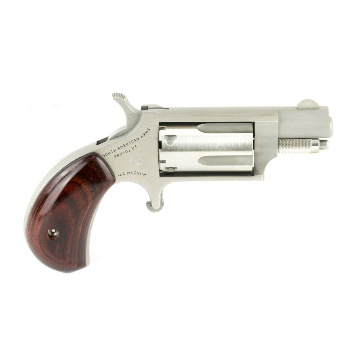 NAA Mini Revolver 22 LR Mag Stainless 5 Shot 1-1/8