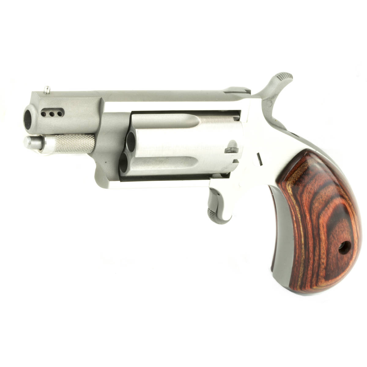 NAA 22MSP Mini-Revolver 22 Magnum 1.13” Ported Stainless Barrel &...-img-3