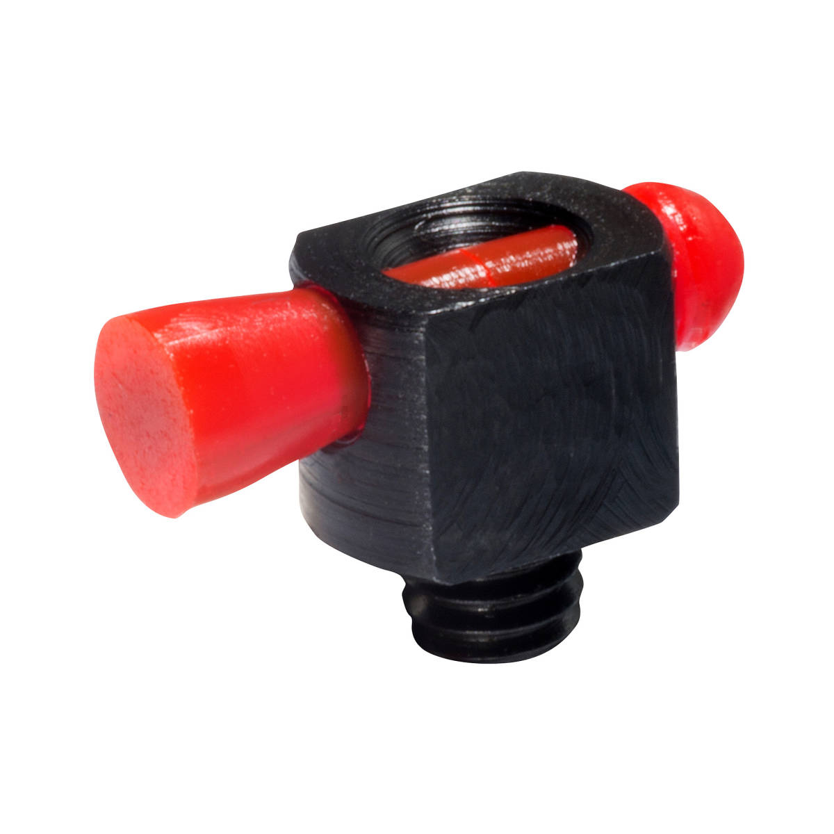 HiViz BD1008R Spark II Bead Replacement Front Sight Black | Red Fiber...-img-1