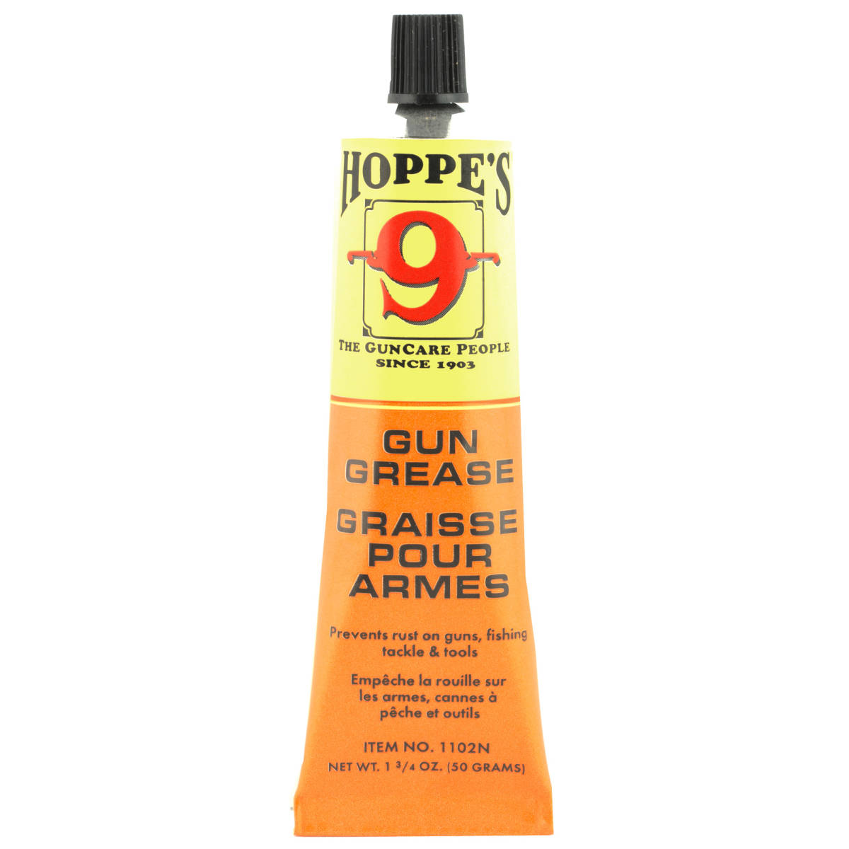 Hoppe’s 1102N No. 9 Gun Grease 1.75 oz. Squeeze Tube 12 Per Box-img-1