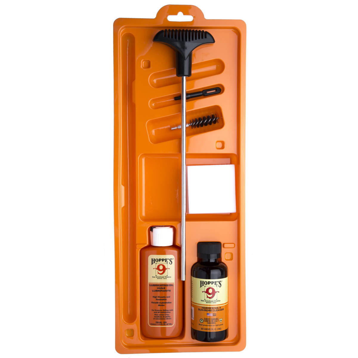 Hoppe’s PCO40B Pistol Cleaning Kit 40 Cal / 10mm (Clam Pack) Gun