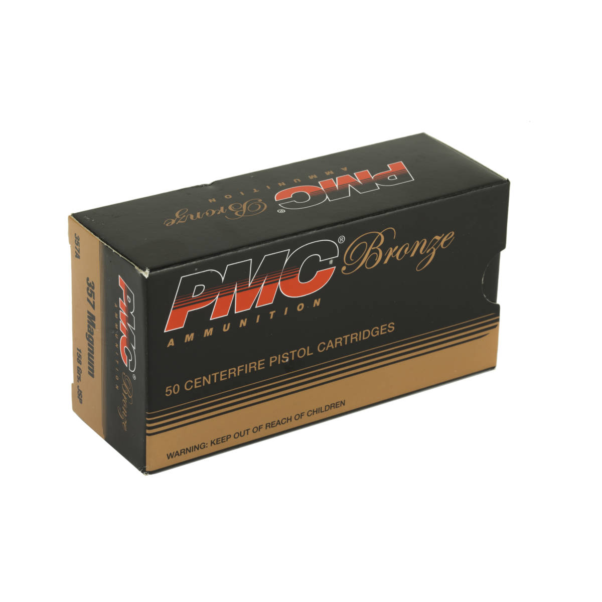 PMC Bronze 357 Mag 158gr Jacketed Soft Point JSP 357mag - Pistol ...