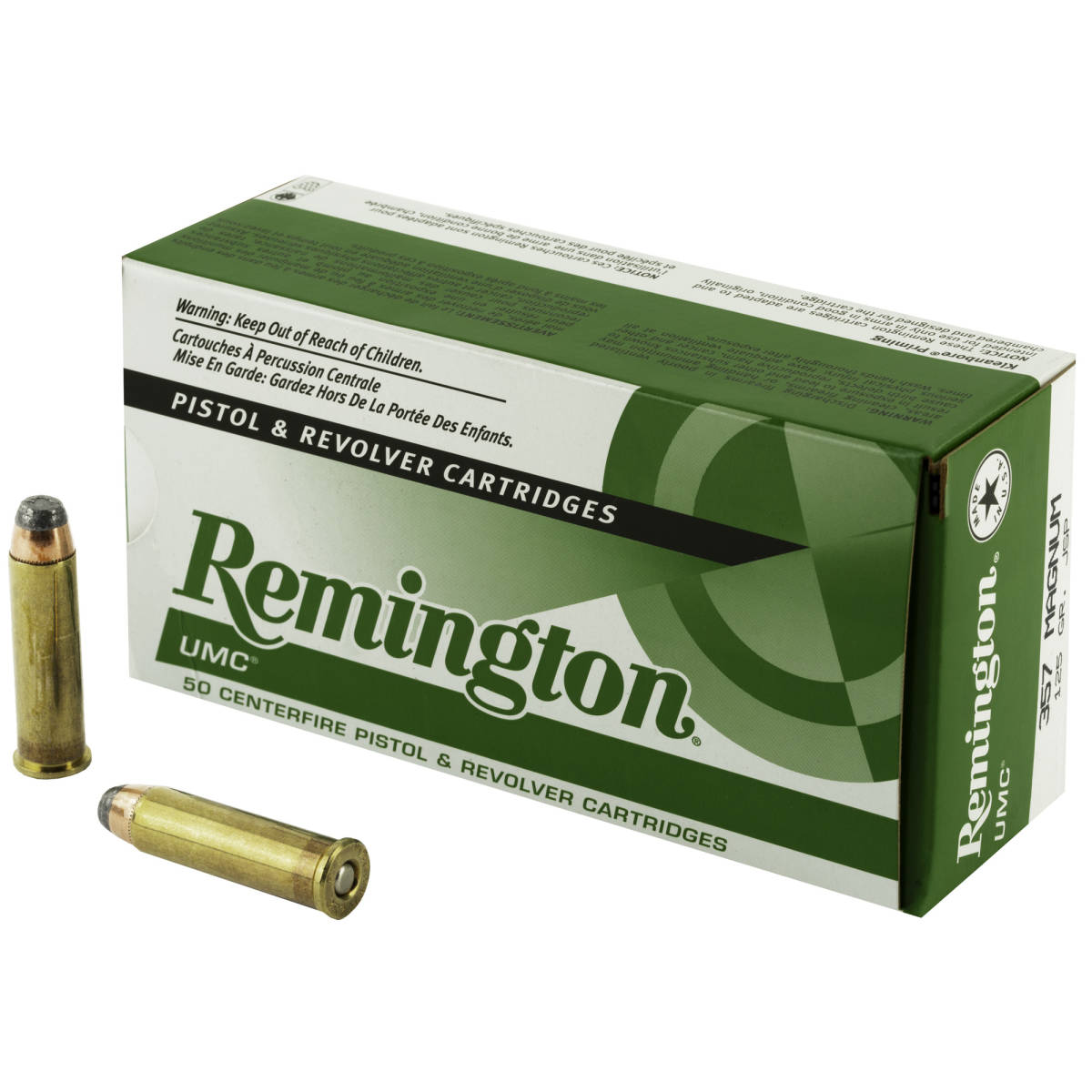 REMINGTON 357 MAGNUM UMC MAG 125GR JSP 50 ROUNDS 357MAG AMMO-img-1