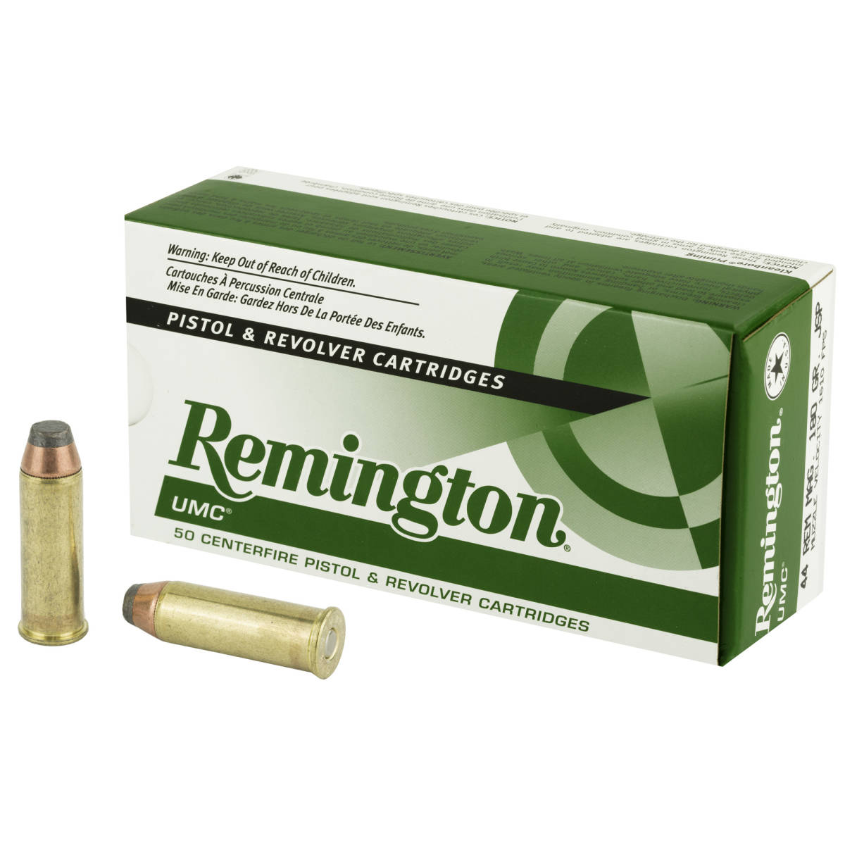 REMINGTON 44 MAG UMC MAGNUM 180GR JSP AMMO 50 ROUNDS 44MAG-img-1