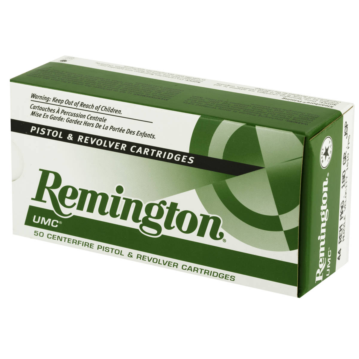 REMINGTON 44 MAG UMC MAGNUM 180GR JSP AMMO 50 ROUNDS 44MAG-img-3