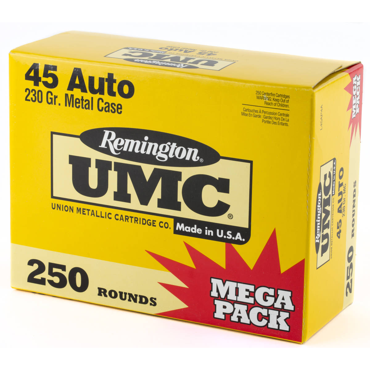 45 ACP AMMO 250 Round Remington UMC 45ACP 230Gr AccuBond L45AP4A Long Range-img-3