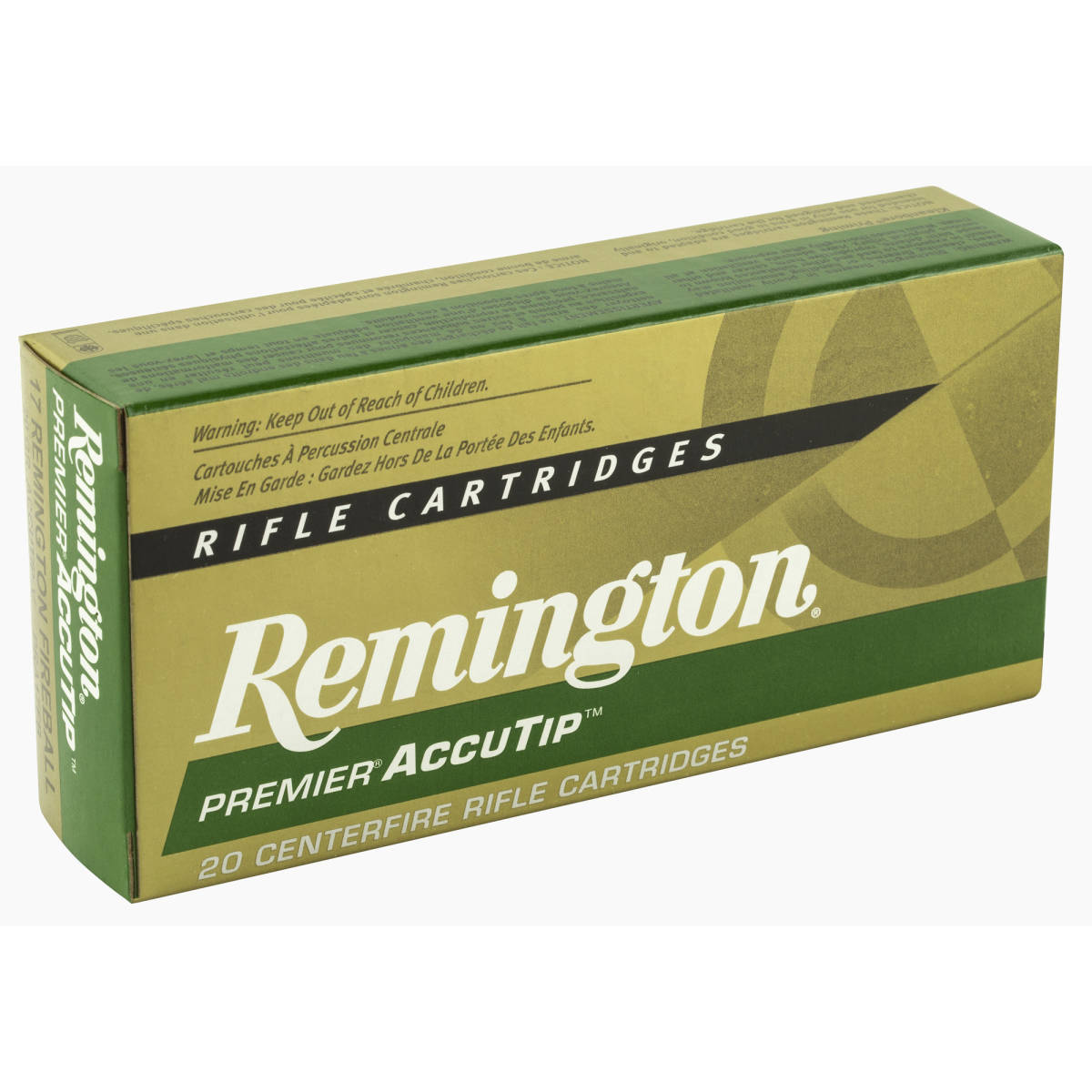 Remington Ammunition 29165 Premier Accutip-V 17RemFireball 20gr AccuTip...-img-2