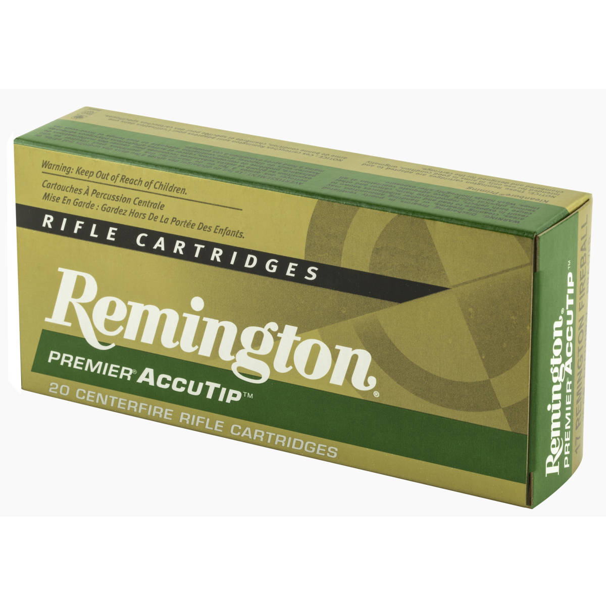 Remington Ammunition 29165 Premier Accutip-V 17RemFireball 20gr AccuTip...-img-3