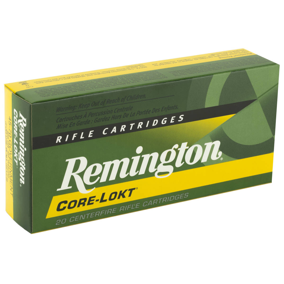 Remington 45-70 Gov 405 gr Core-Lokt Soft Point 45/70 Govt Ammo Gove-img-1