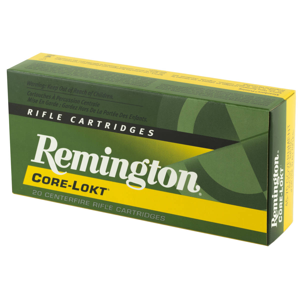 Remington 45-70 Gov 405 gr Core-Lokt Soft Point 45/70 Govt Ammo Gove-img-2