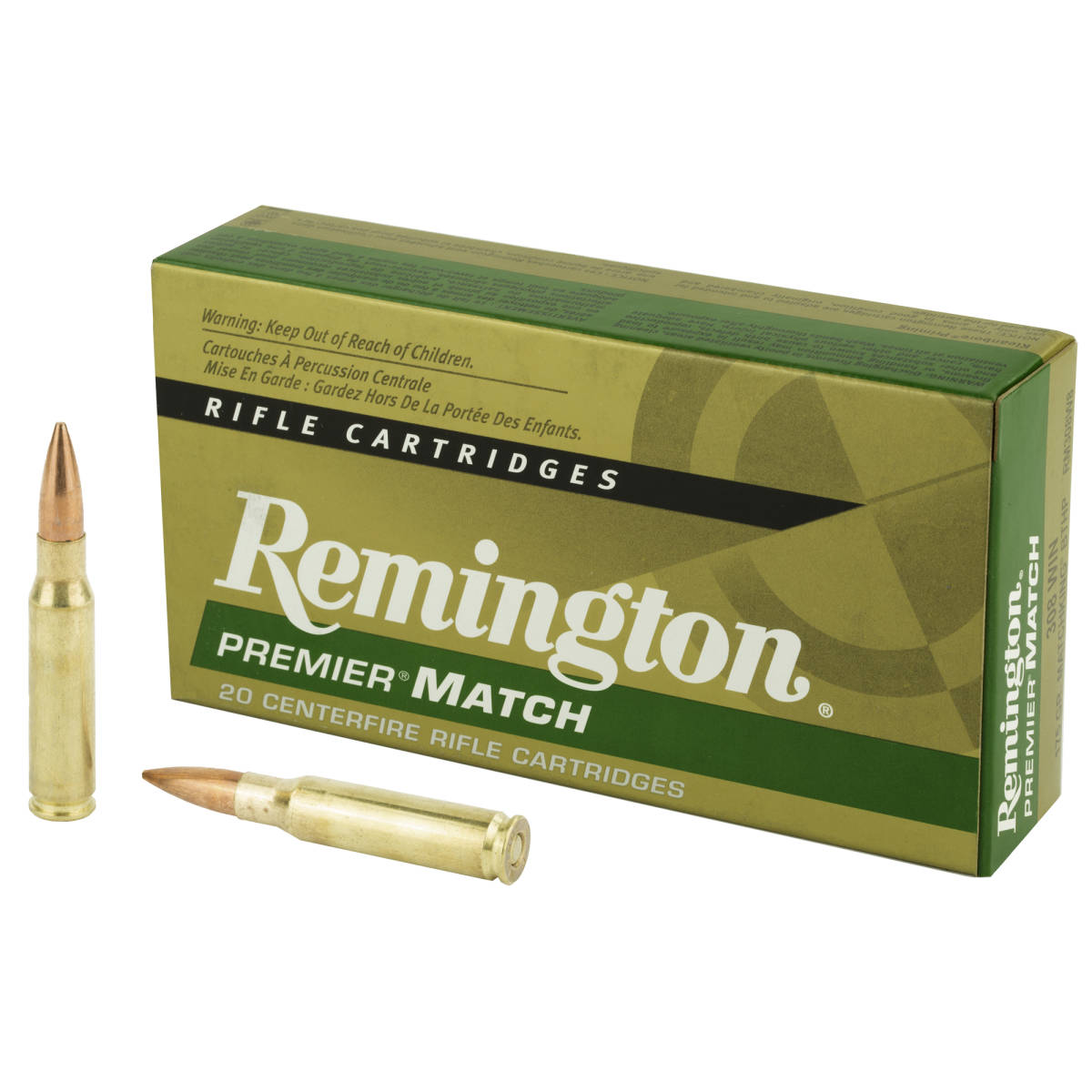 Remington Ammunition 21486 Premier Match 308 Win 175 gr Sierra ...