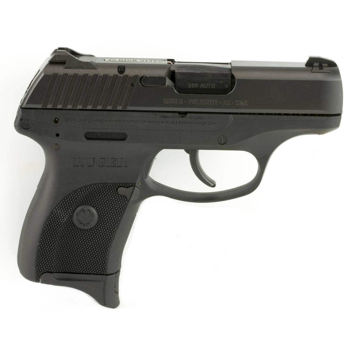 Ruger 3253 LC380 *CA Compliant 380 ACP 7+1 3.12” Black Steel Barrel ...