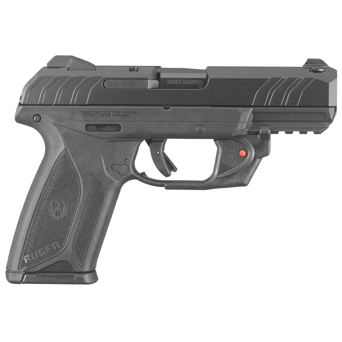 Ruger Security-9 9MM 4” Barrel Black W/ Veridian Laser /15+1/-img-1
