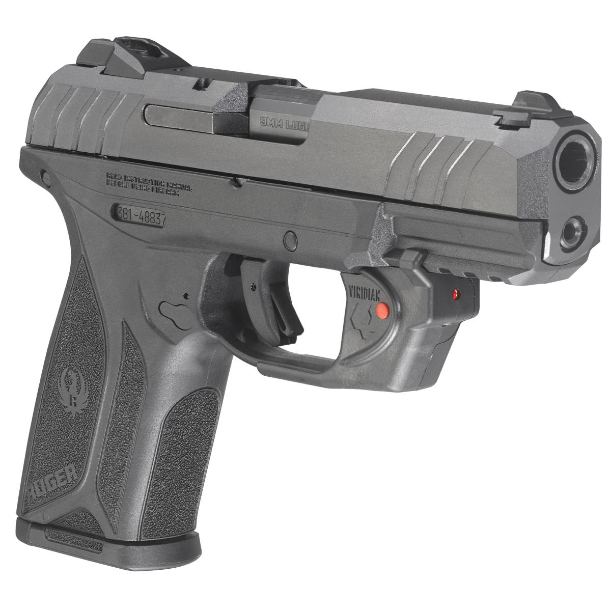 Ruger Security-9 9MM 4” Barrel Black W/ Veridian Laser /15+1/-img-2