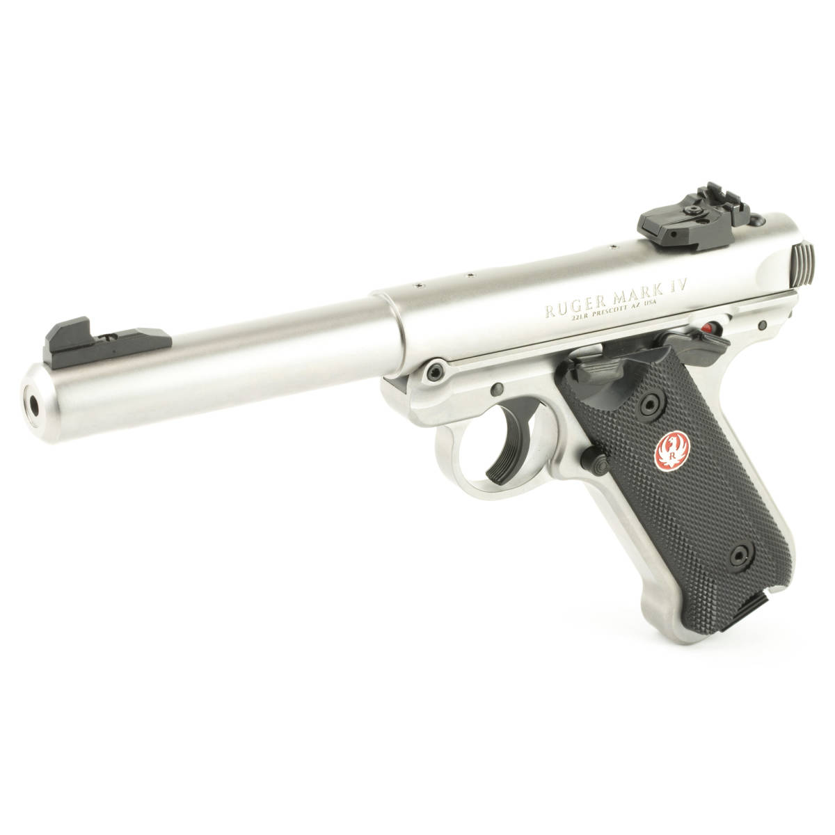 Ruger 40103 Mark IV Target 22 LR 10+1 5.50” Overall Satin Stainless...-img-2
