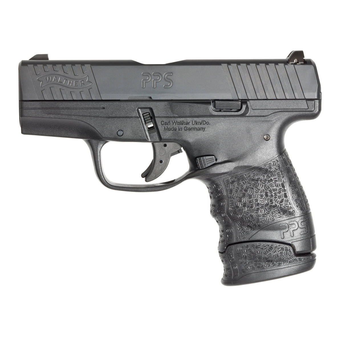 Walther PPS M2 9mm Pistol 3.18” 7+1 Black Polymer Grip-img-0
