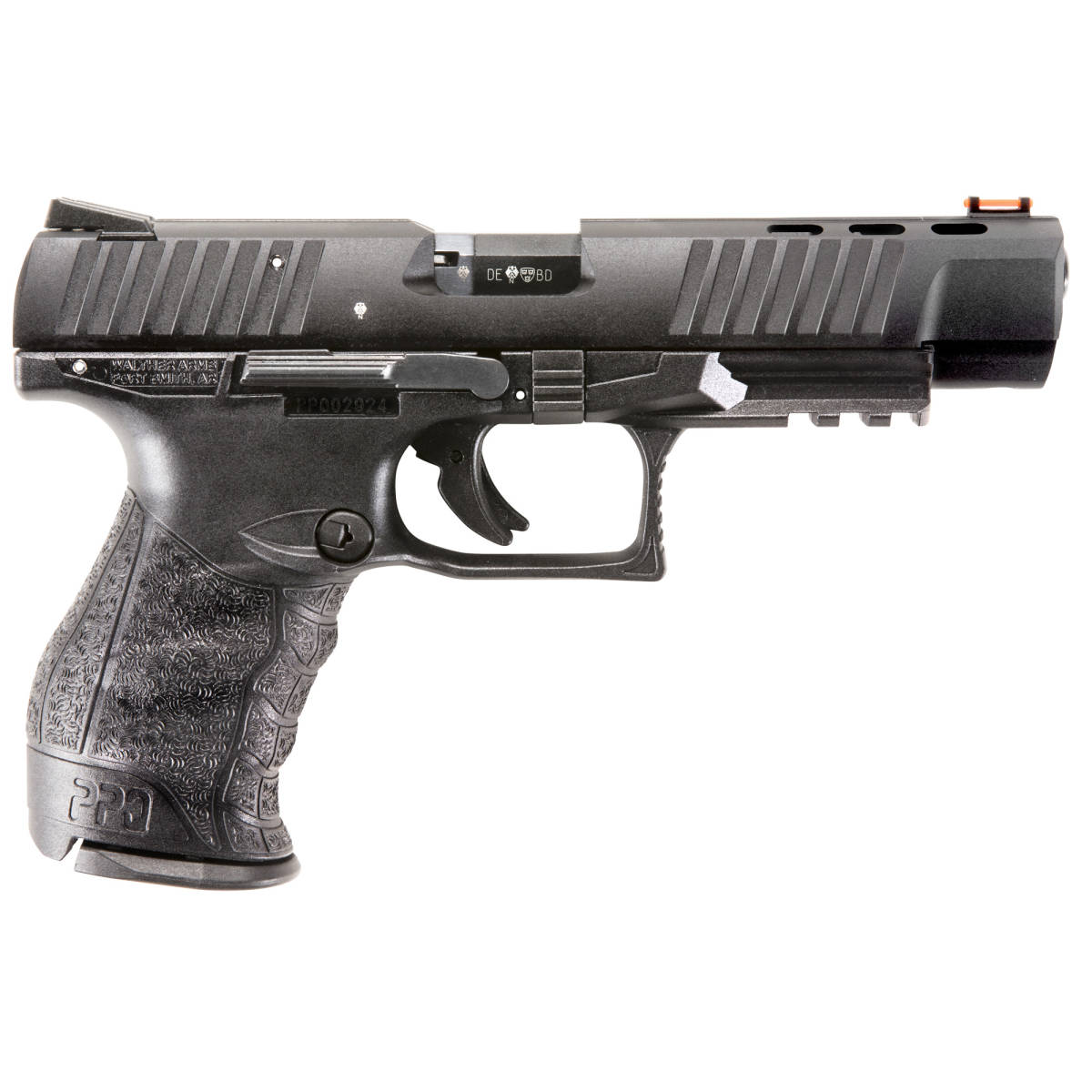 Walther PPQ M2 22 LR 5” 12+1 Black Fiber Optic Sights-img-2