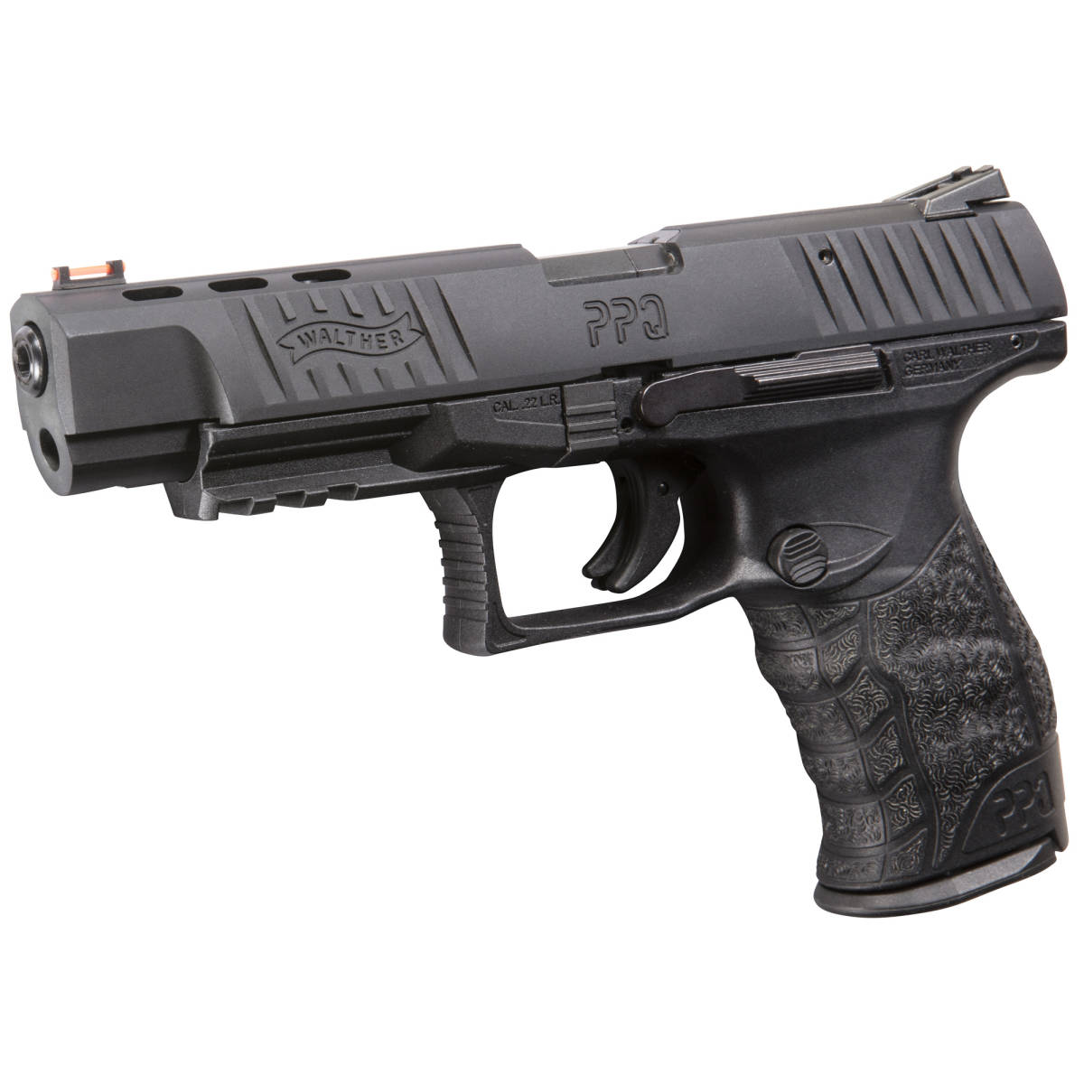 Walther PPQ M2 22 LR 5” 12+1 Black Fiber Optic Sights-img-3