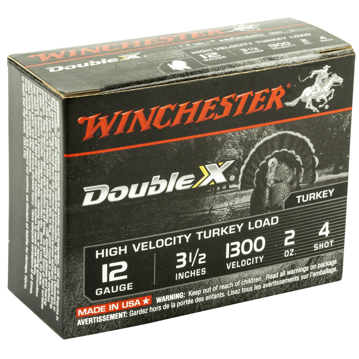 Winchester Ammo STH12354 Double X High Velocity Turkey 12Gauge 3.50”...-img-2