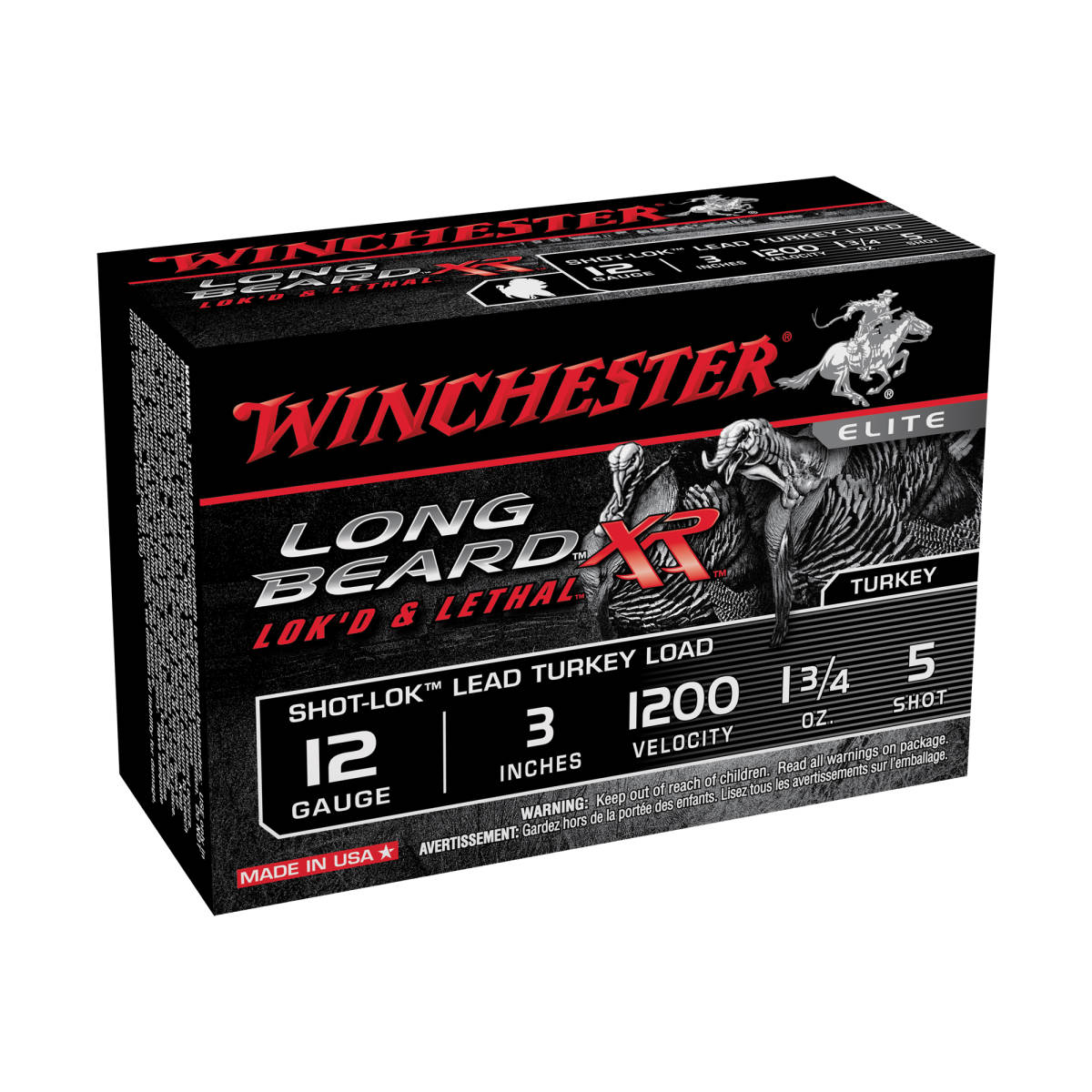 Winchester Ammo STLB1235 Long Beard XR Shot-Lok 12Gauge 3” 1 3/4oz...-img-1