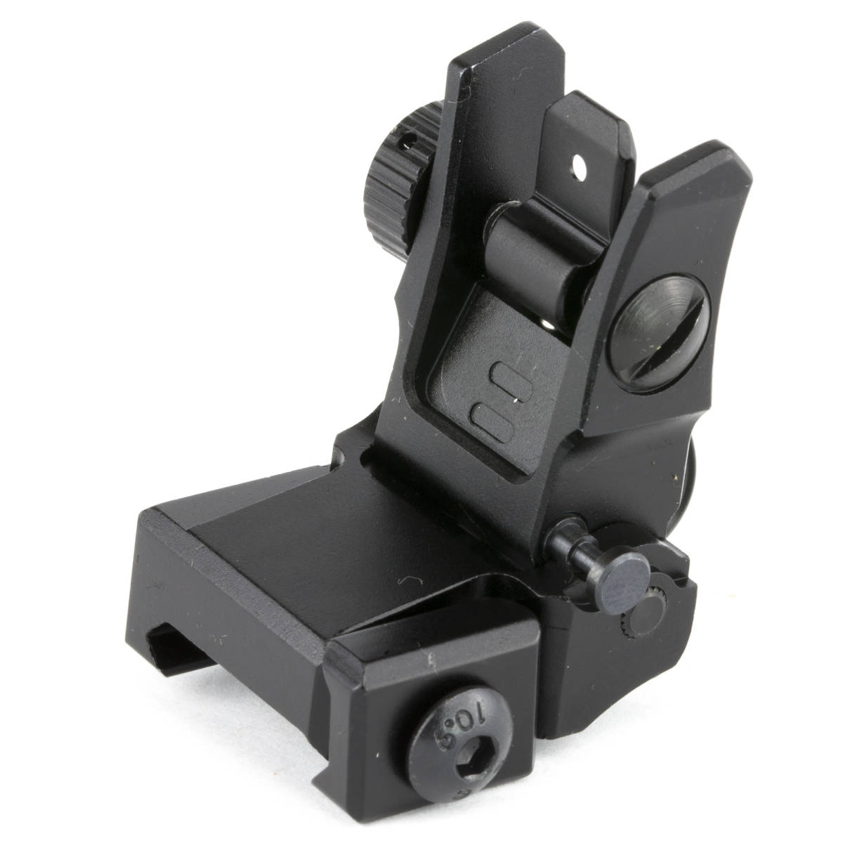 UTG Low Profile Flip-Up Rear Sight AR-15 Black Folding-img-2