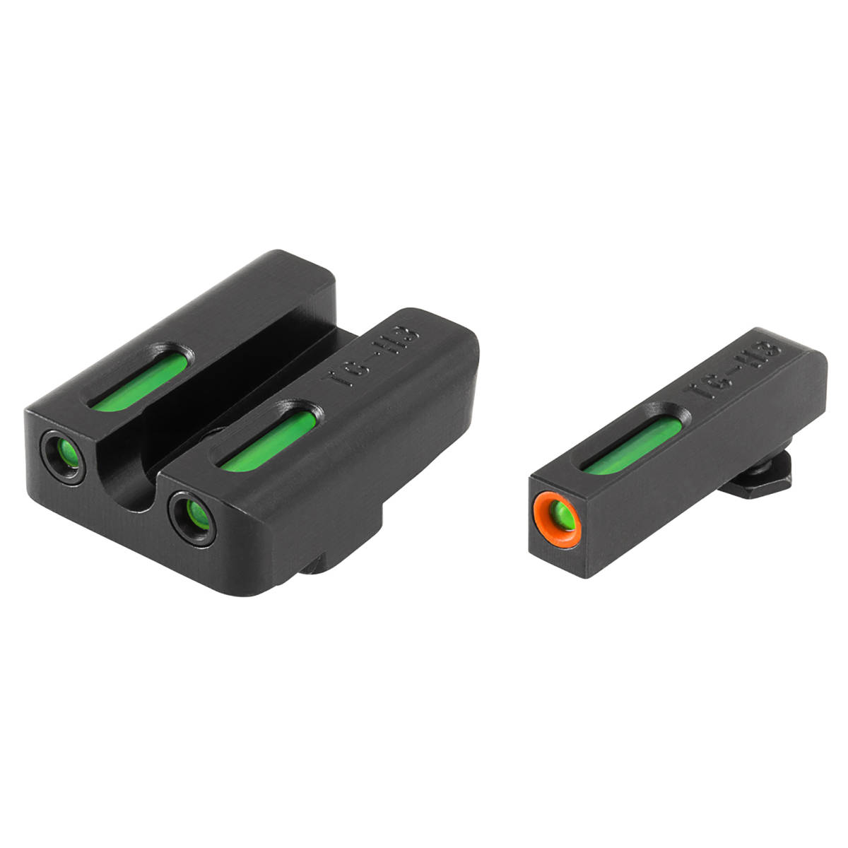TruGlo TG13GL2PC TFX Pro Black | Green Tritium & Fiber Optic Orange...-img-1