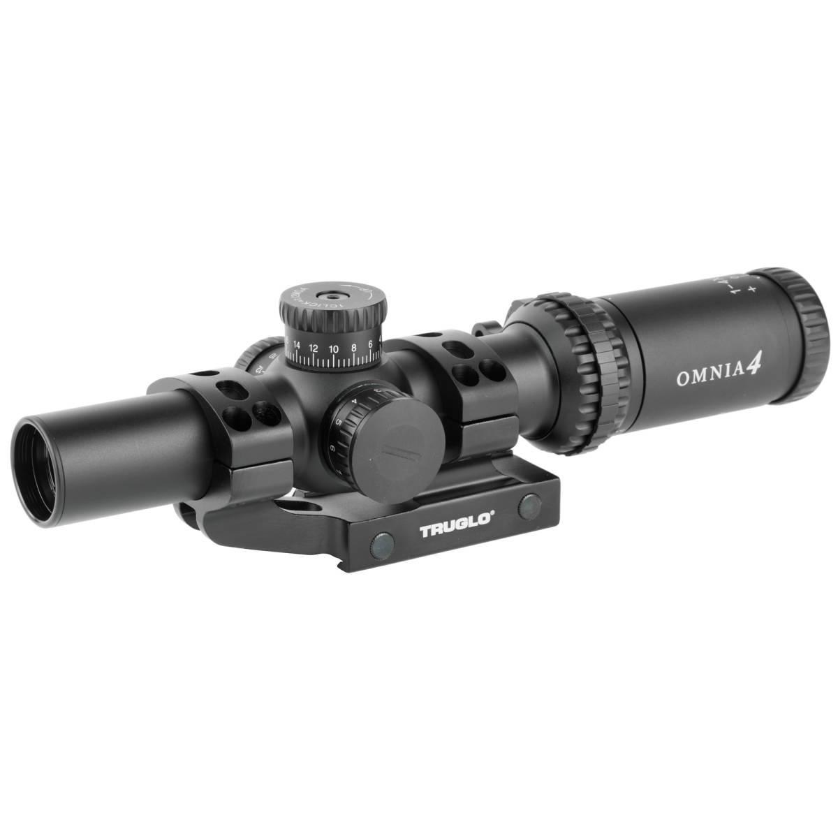 TruGlo TG-8514TLR Omnia Tactical Black Anodized 1-4x24mm 30mm Tube...-img-1