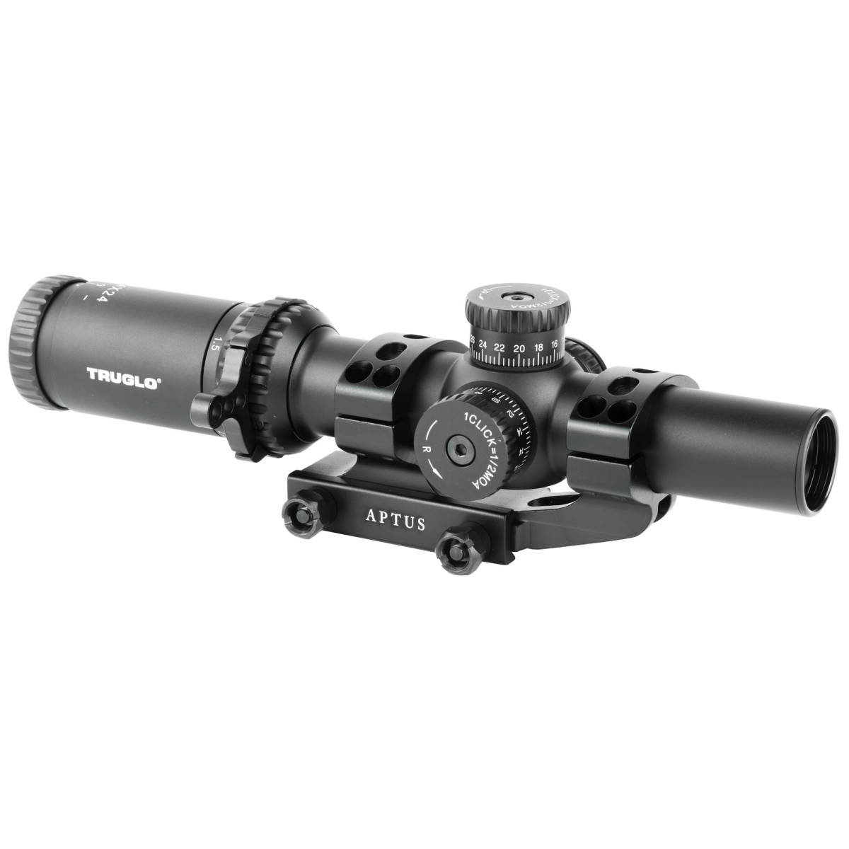 TruGlo TG-8514TLR Omnia Tactical Black Anodized 1-4x24mm 30mm Tube...-img-2