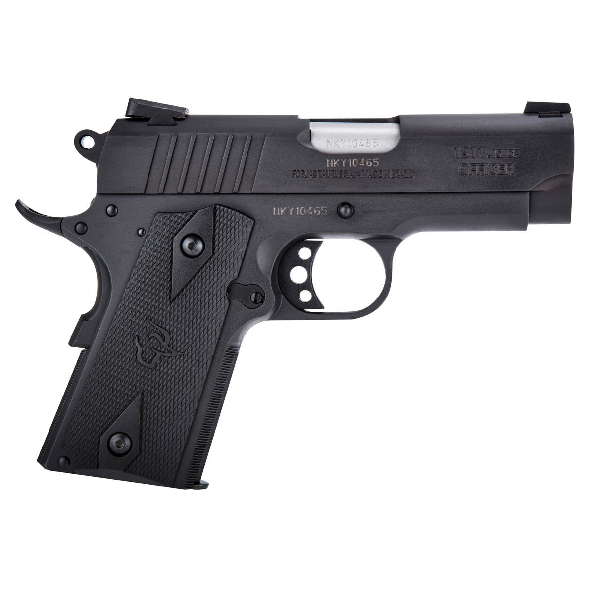 Taurus 1191101OFC 1911 Officer 45 ACP Caliber with 3.50” Barrel, 6+1...-img-0