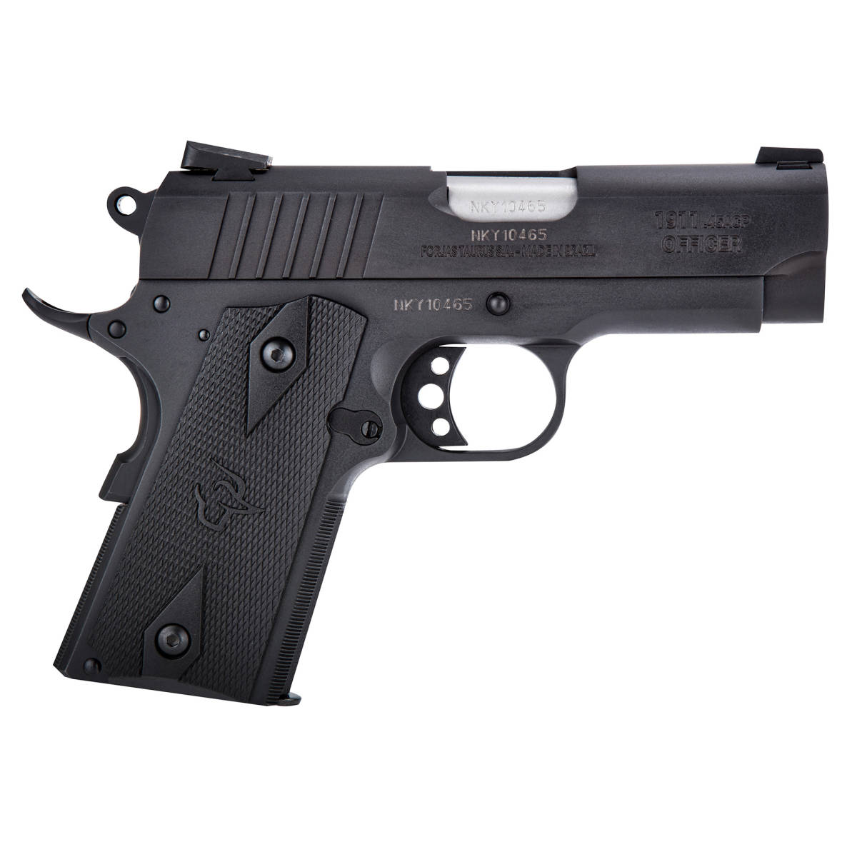 Taurus 1191101OFC 1911 Officer 45 ACP Caliber with 3.50” Barrel, 6+1...-img-1
