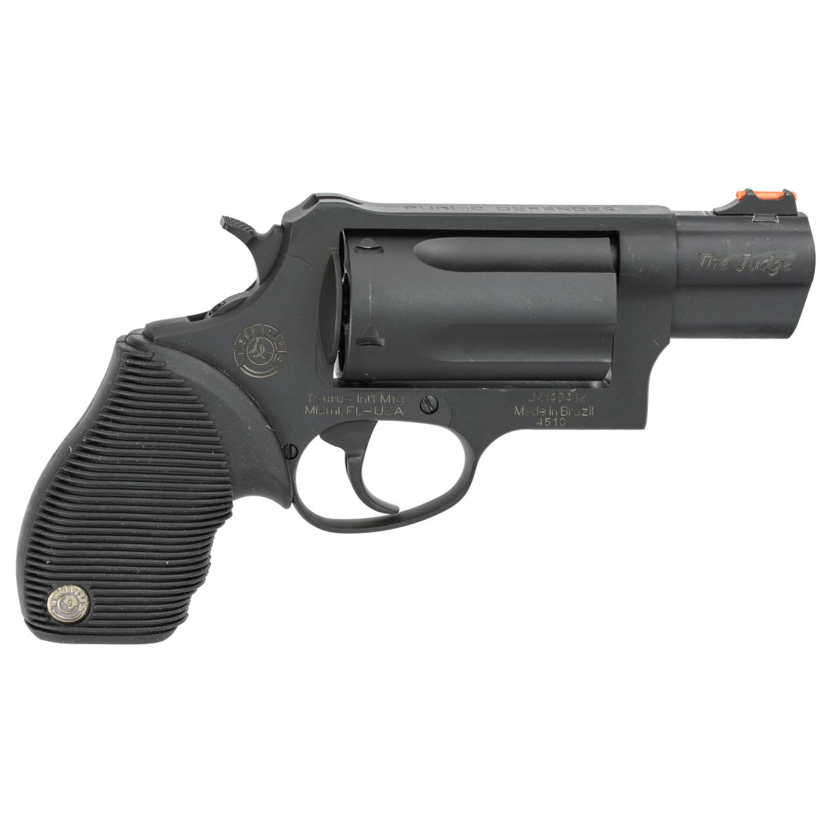 Taurus Judge Public Defender Black 45 Colt 410 Ga 2.5in 2in 2-441031TC-img-1
