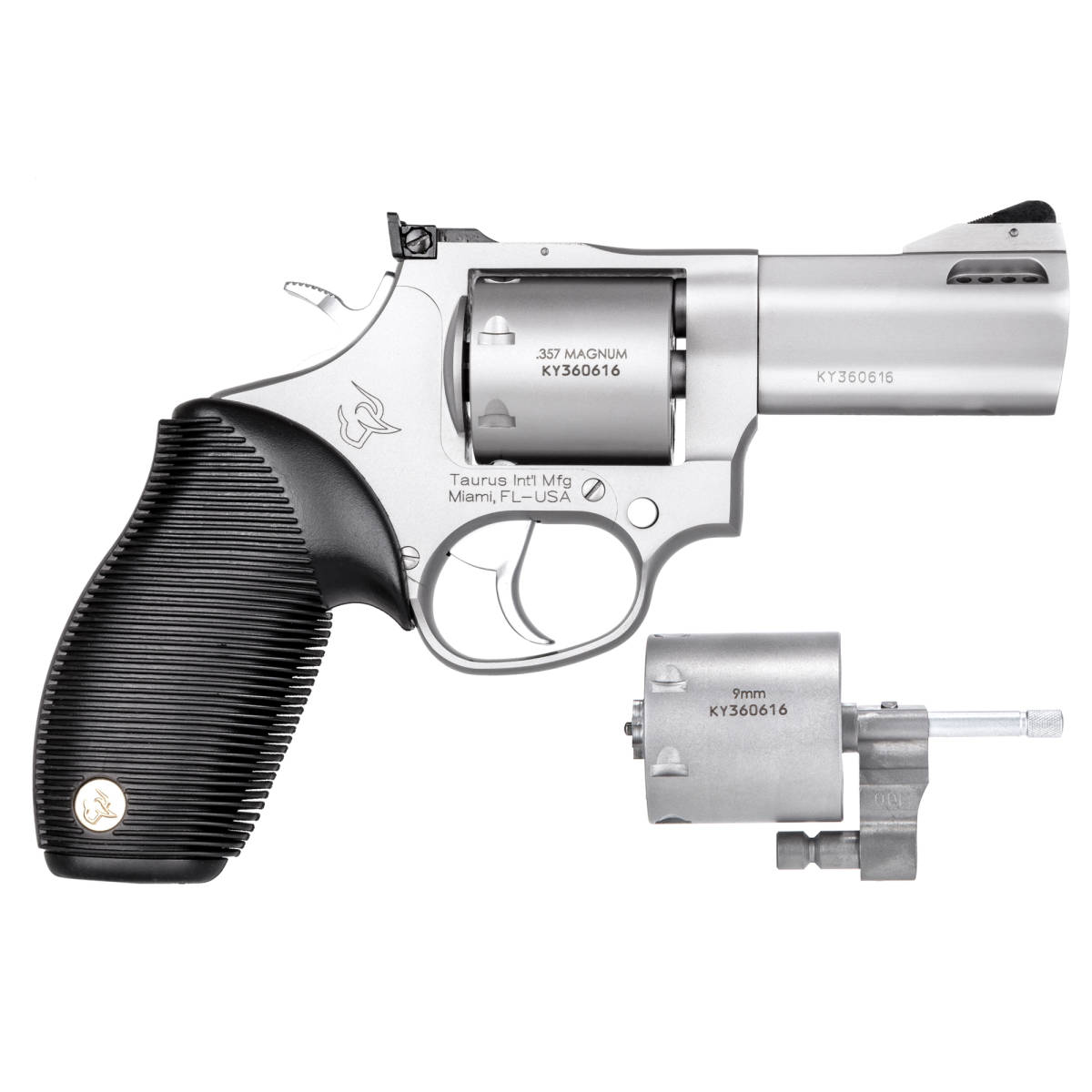 Taurus 2-692039 692 Medium 38 Special +P/357 Mag/9mm Luger 7 Shot 3”...-img-2