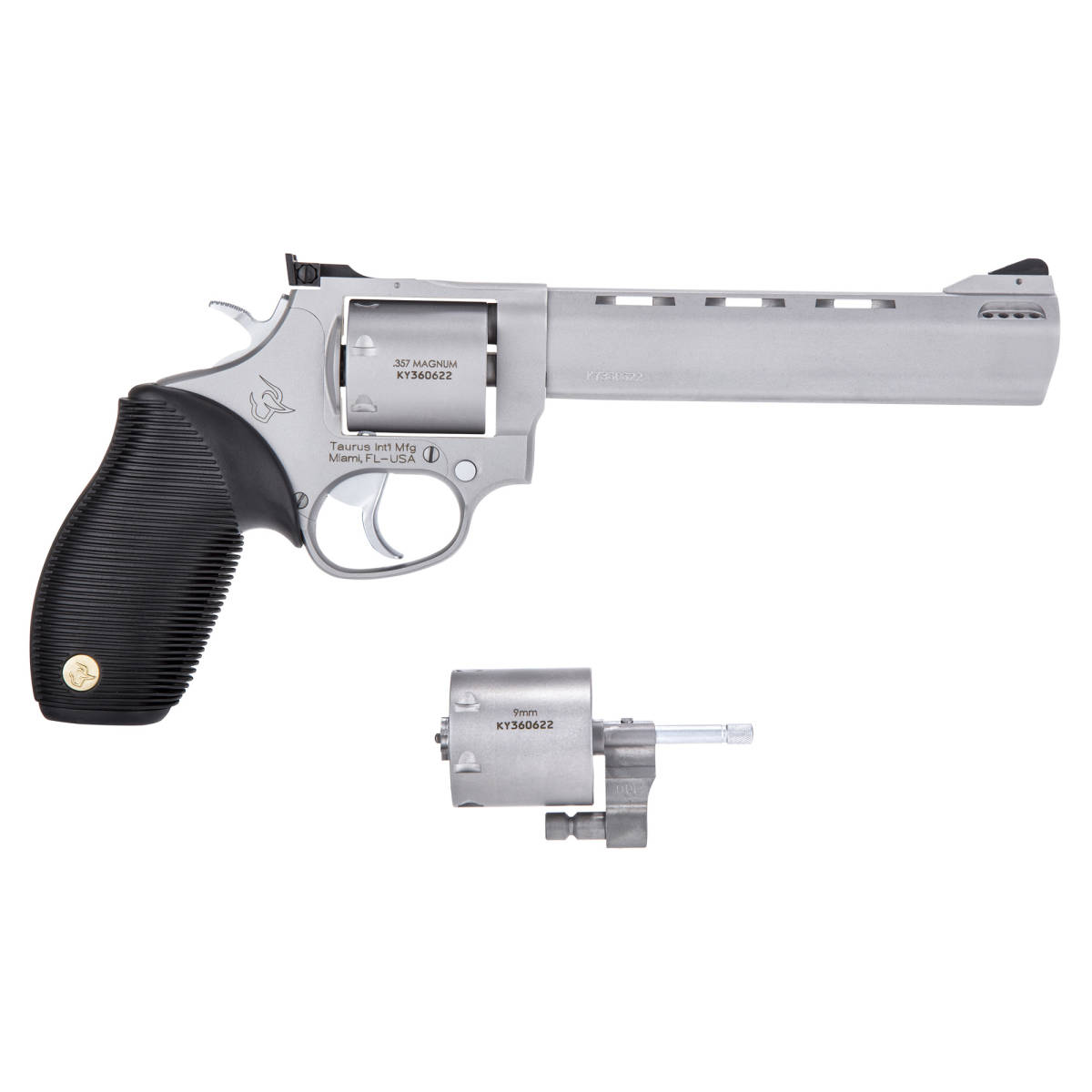 Taurus 2-692069 692 Medium 38 Special +P/357 Mag/ 9mm Luger 7 Shot...-img-1