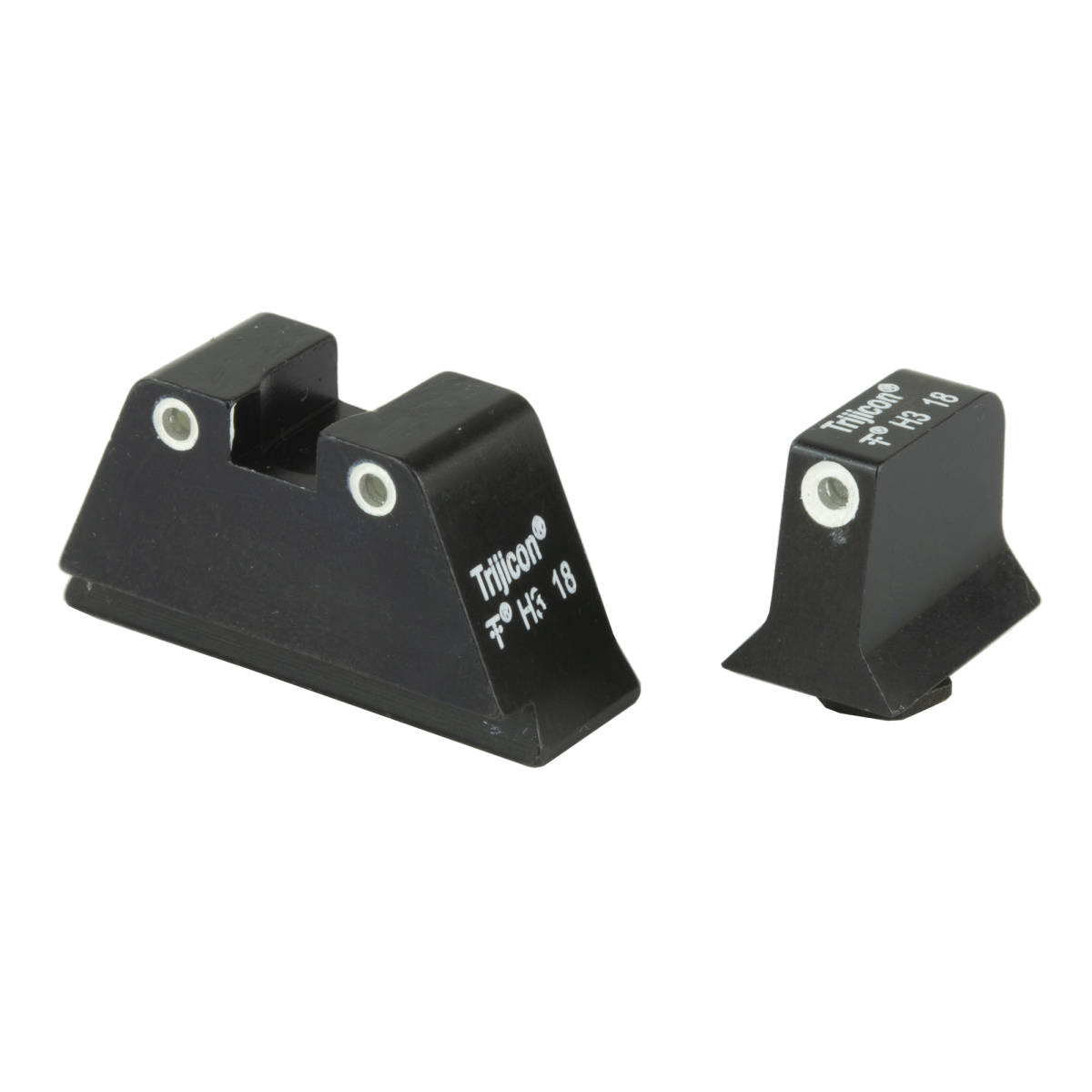 Trijicon 600689 Suppressor/Optic Height Sights- Glock Large Frames ...