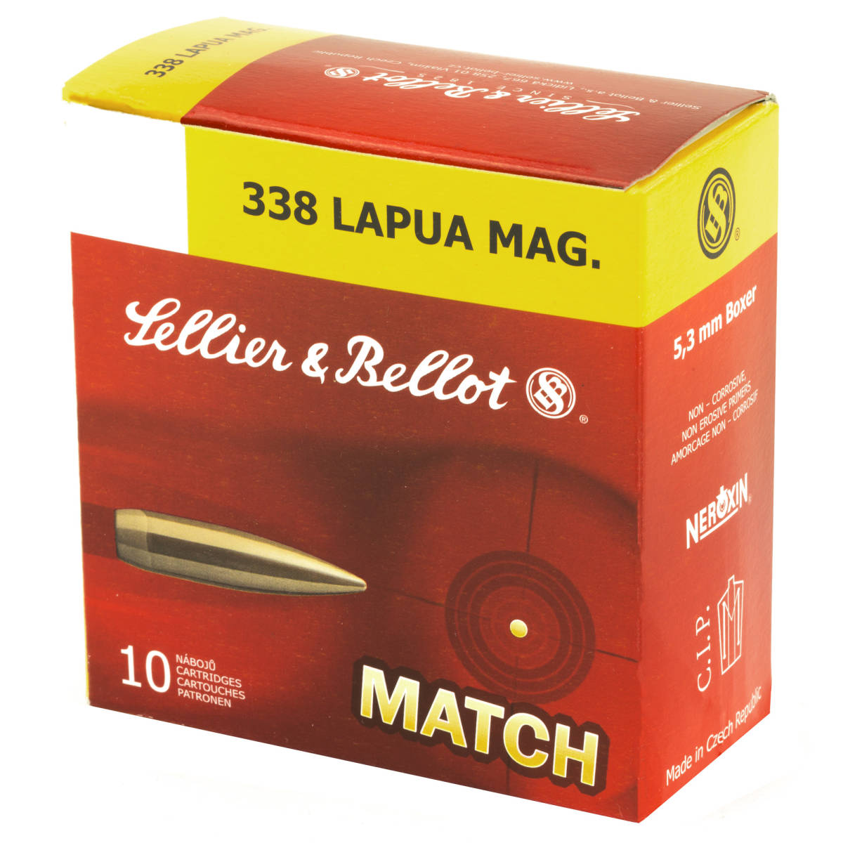 Sellier & Bellot SB338LMA Rifle 338LapuaMag 250gr Hollow Point Boat Tail-img-3
