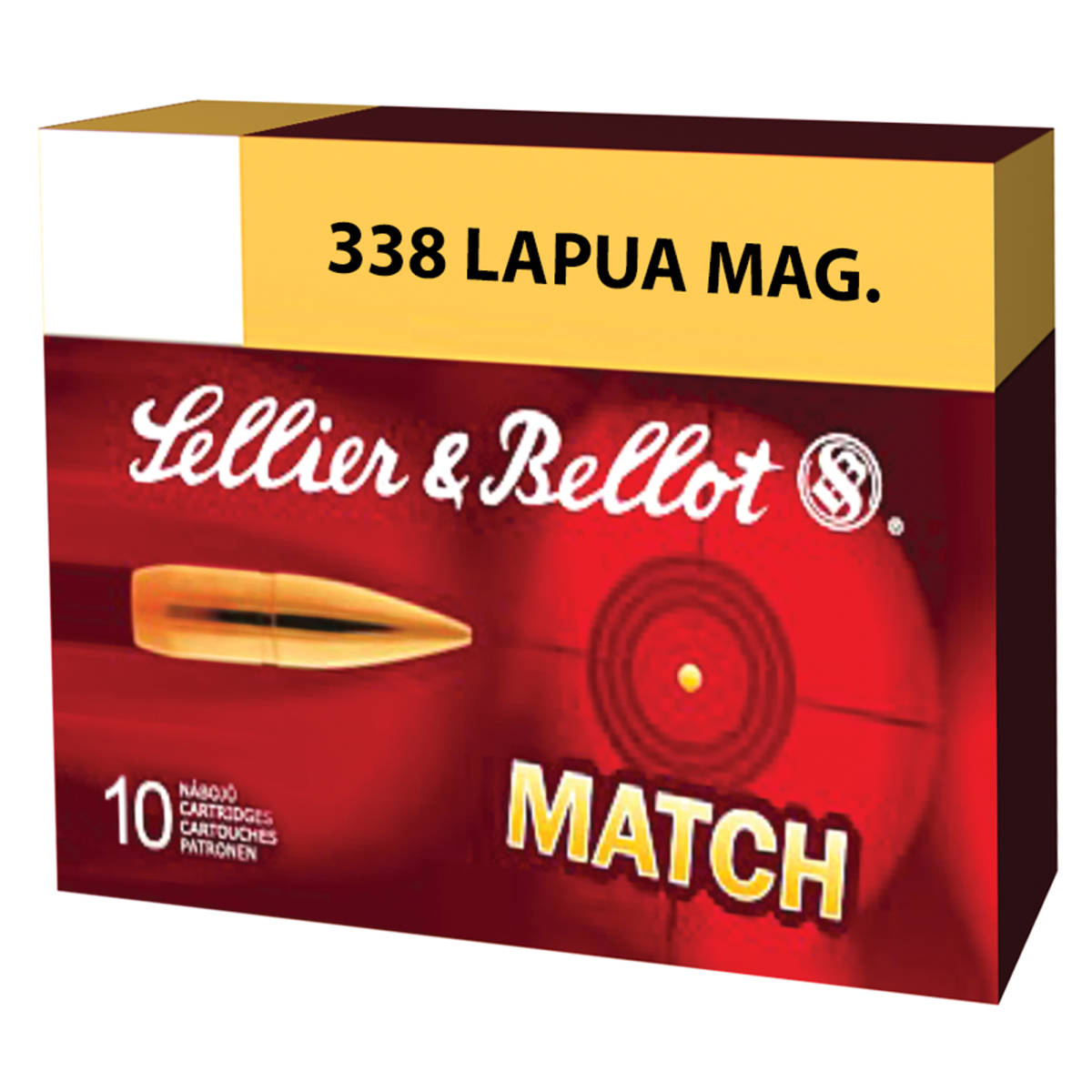 Sellier & Bellot SB338LMB Rifle 338LapuaMag 300gr Hollow Point Boat Tail-img-1