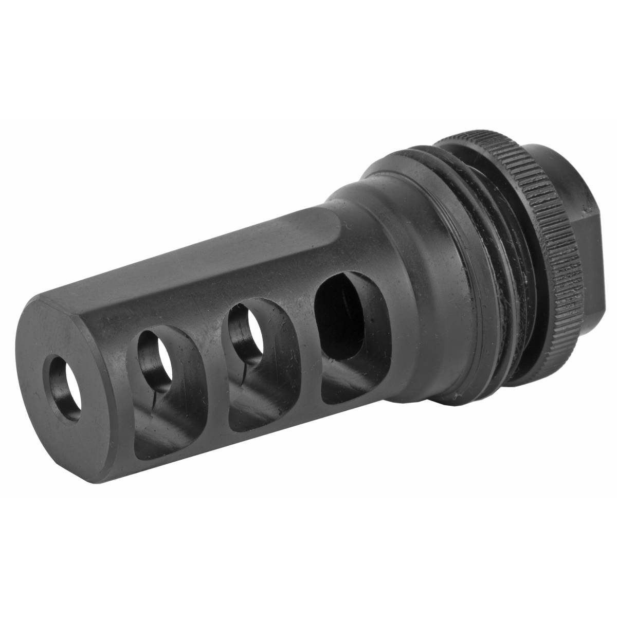 SilencerCo AC142 ASR Muzzle Brake Black Steel with 1/2”-28 tpi Threads-img-2