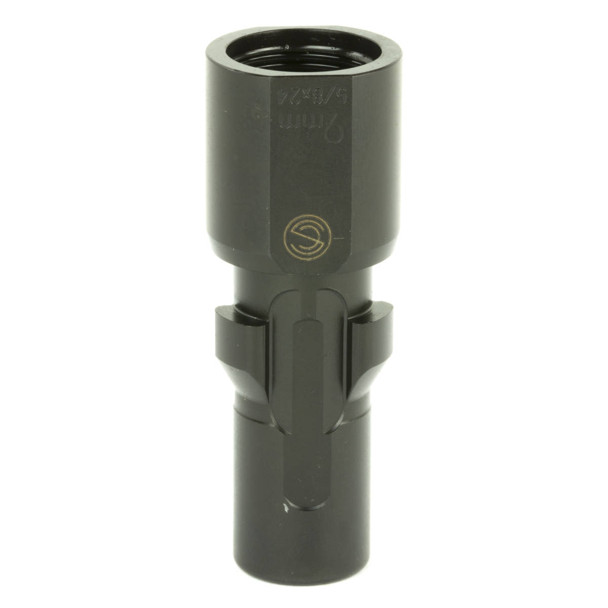 SilencerCo AC2609 3-Lug Muzzle Device 9mm Luger 5/8”-24 tpi-img-1