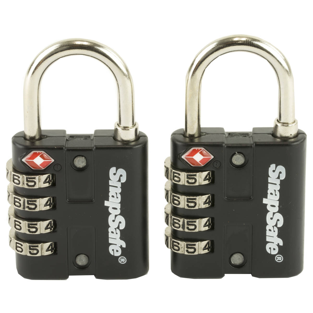 SnapSafe 76020 TSA Lock Resettable Open With Combination Metal 2 Per Pkg-img-1