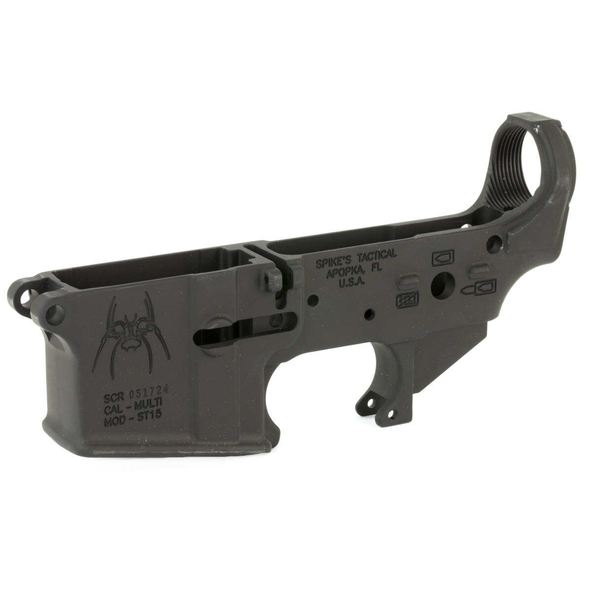 Spikes STLS019 Spider Stripped Lower Receiver with Billet Markings...-img-3