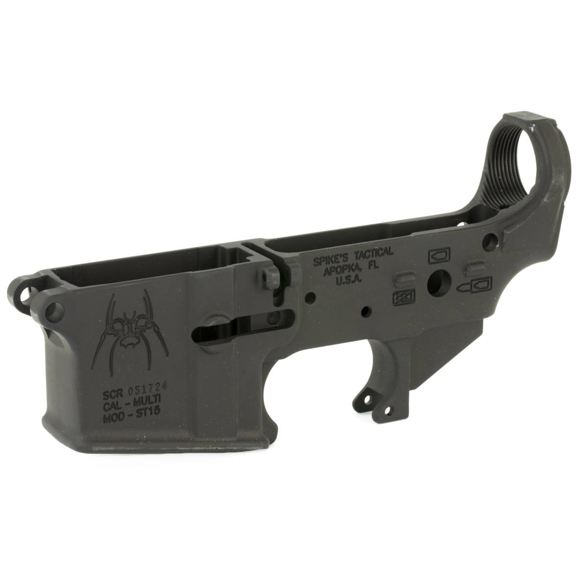 Spikes STLS019 Spider Stripped Lower Receiver with Billet Markings...-img-2