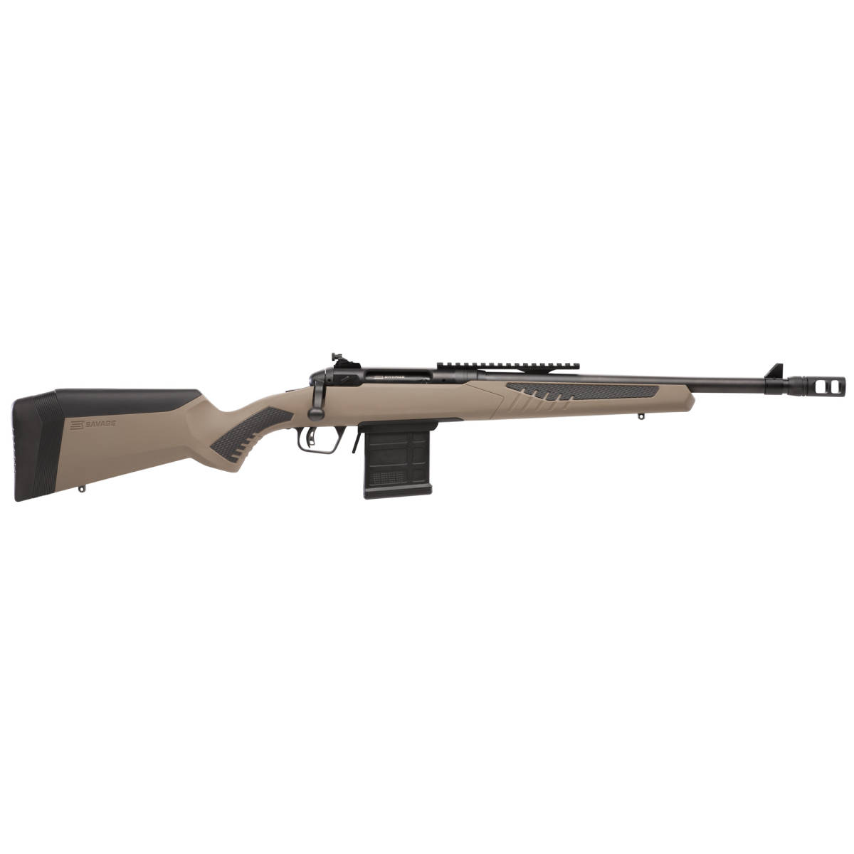 Savage 110 Scout 450 Bushmaster Tactical Carbine FDE Rifle-img-1