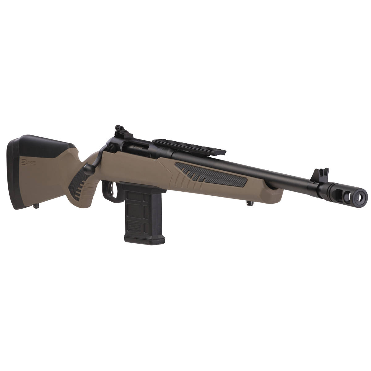Savage 110 Scout 450 Bushmaster Tactical Carbine FDE Rifle-img-2