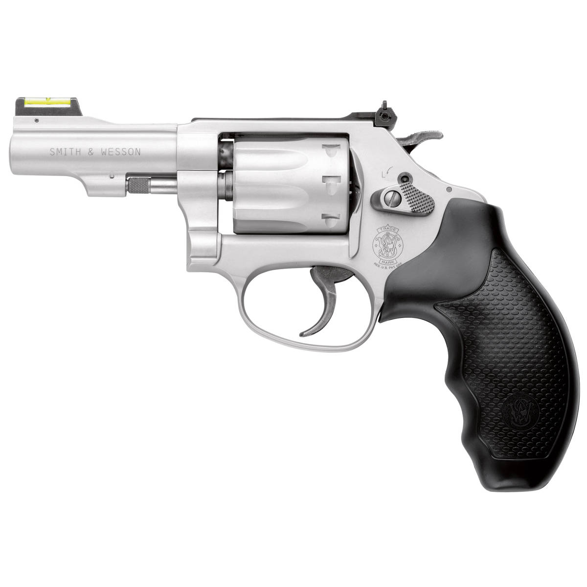 Smith & Wesson S&W Model 317 22 LR 3" 8rd Stainless Hi-Viz Sights Fiber...-img-2